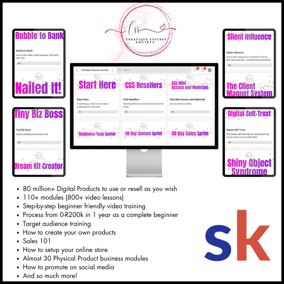 Creatique Success Society (CSS) – Your Blueprint to Online Income 💰✨