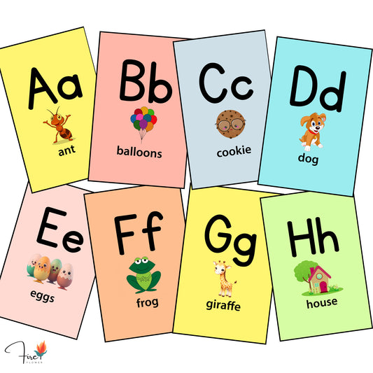 Learn ABC - Flashcards Bundle (English & Afrikaans) – Printable