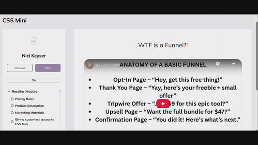 Mini CSS (Creatique Success Society) – Your Blueprint to Online Income 💰✨